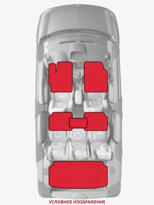 ЭВА коврики «Queen Lux» комплект для Volkswagen Lupo GTI