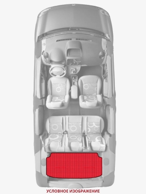 ЭВА коврики «Queen Lux» багажник для Honda Jazz (3G)